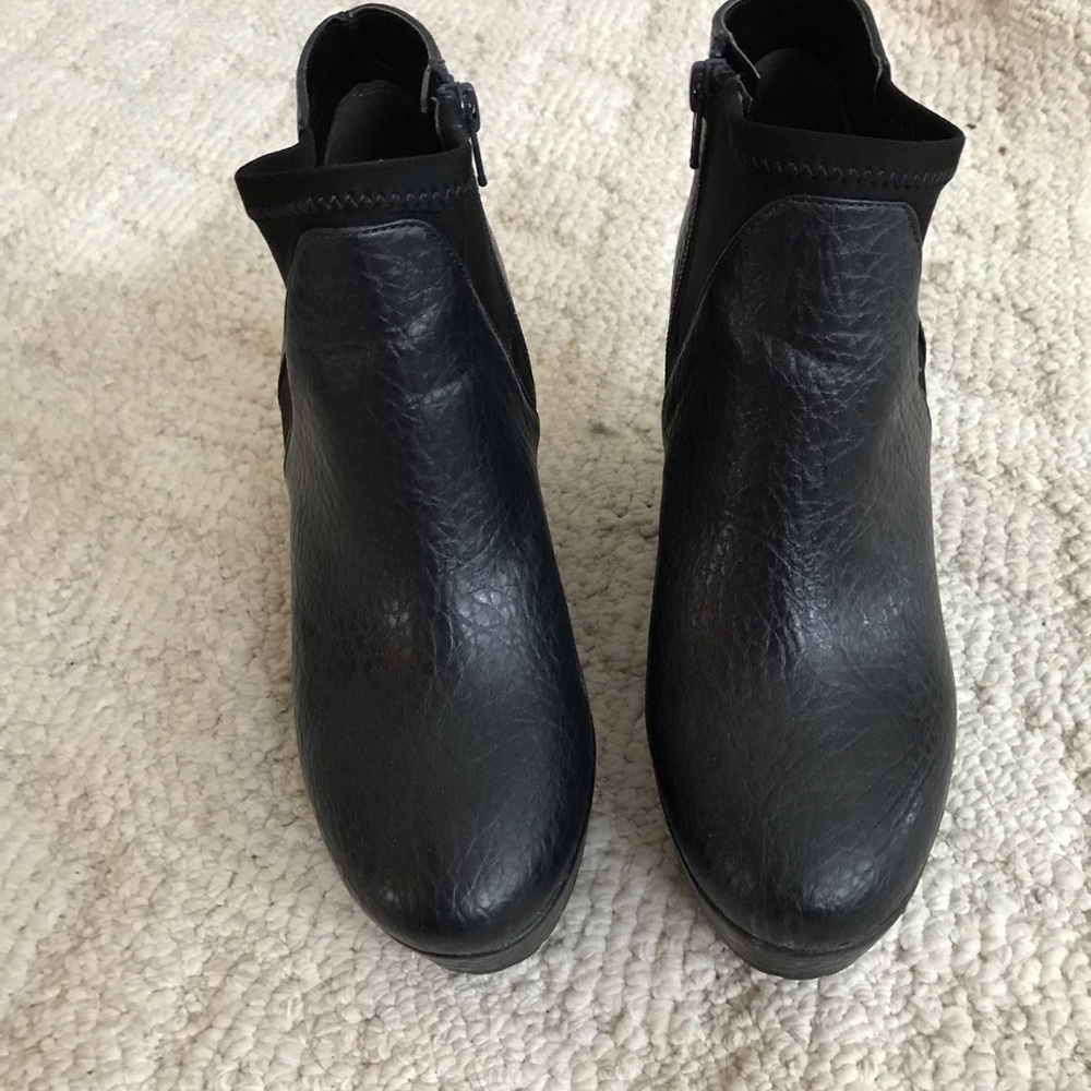 Black ankle boots